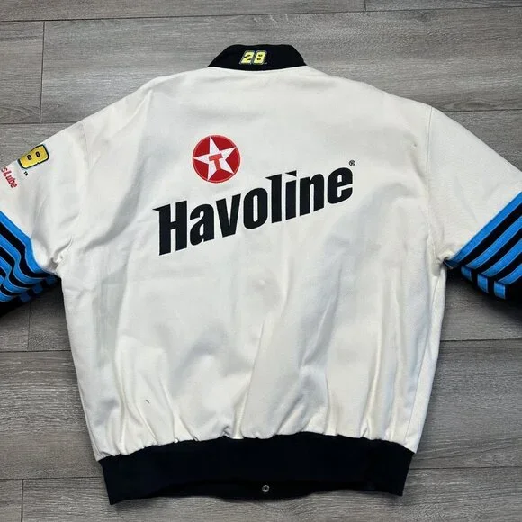 JH Designs Rickey Rudd Racing Jacket NASCAR Size XL Winston Cup Havoline - Picture 2 of 7